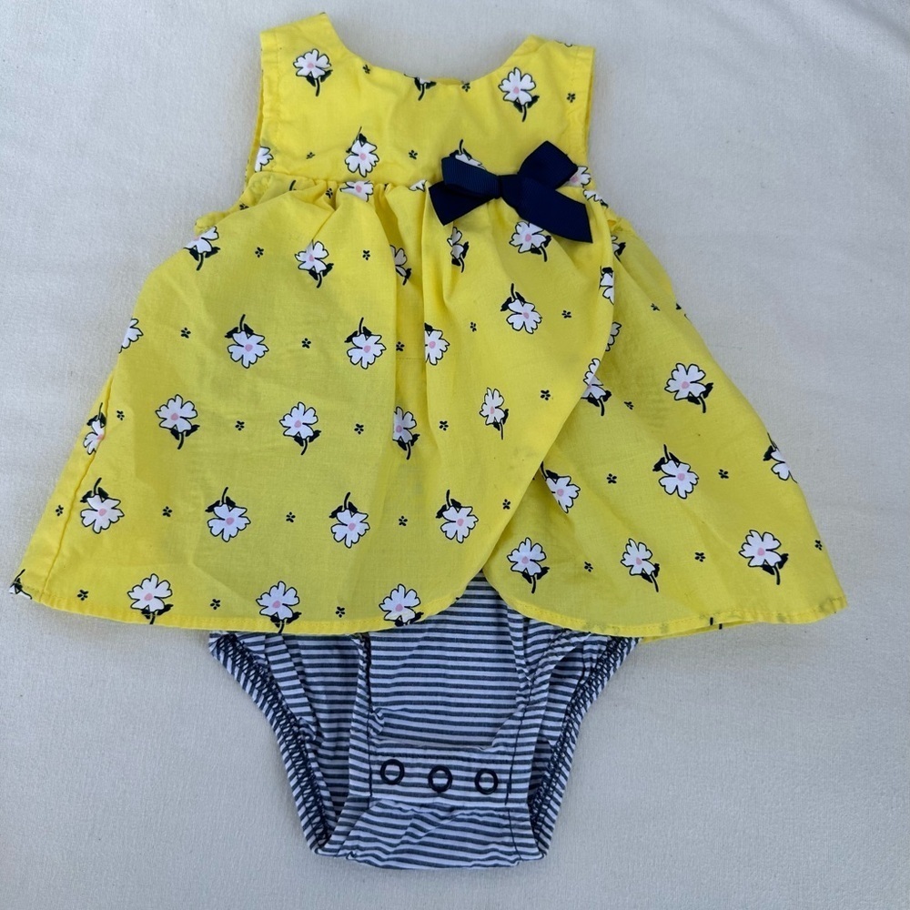 Carter's Pink and Yellow Diaper Covers Accessories Lot of 2 #A1 - Picture 5 of 8
